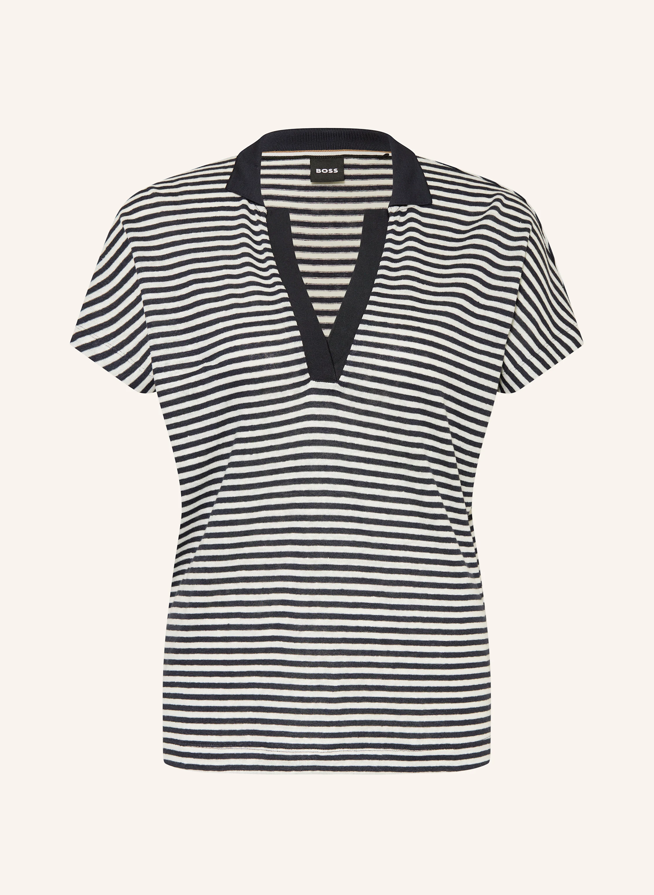 BOSS Strickshirt ENELINA aus Leinen