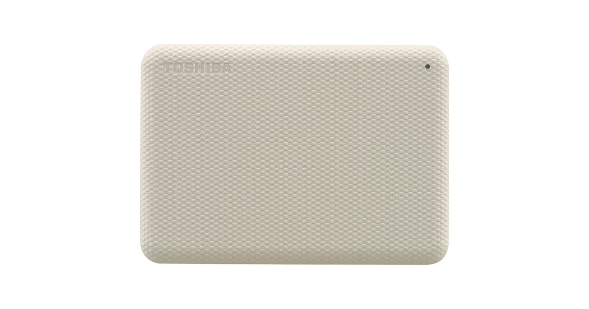 ToshibaCanvio Advance, 2 TB externe harde schijf  (Beige, HDTCA20EW3AA, USB 3.2 Gen 1)