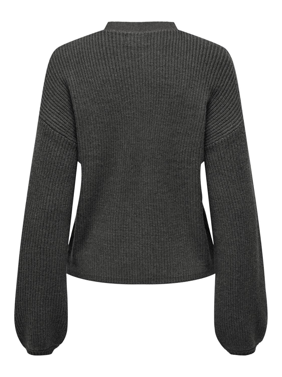 ONLKATIA Strickpullover Dark Grey Melange