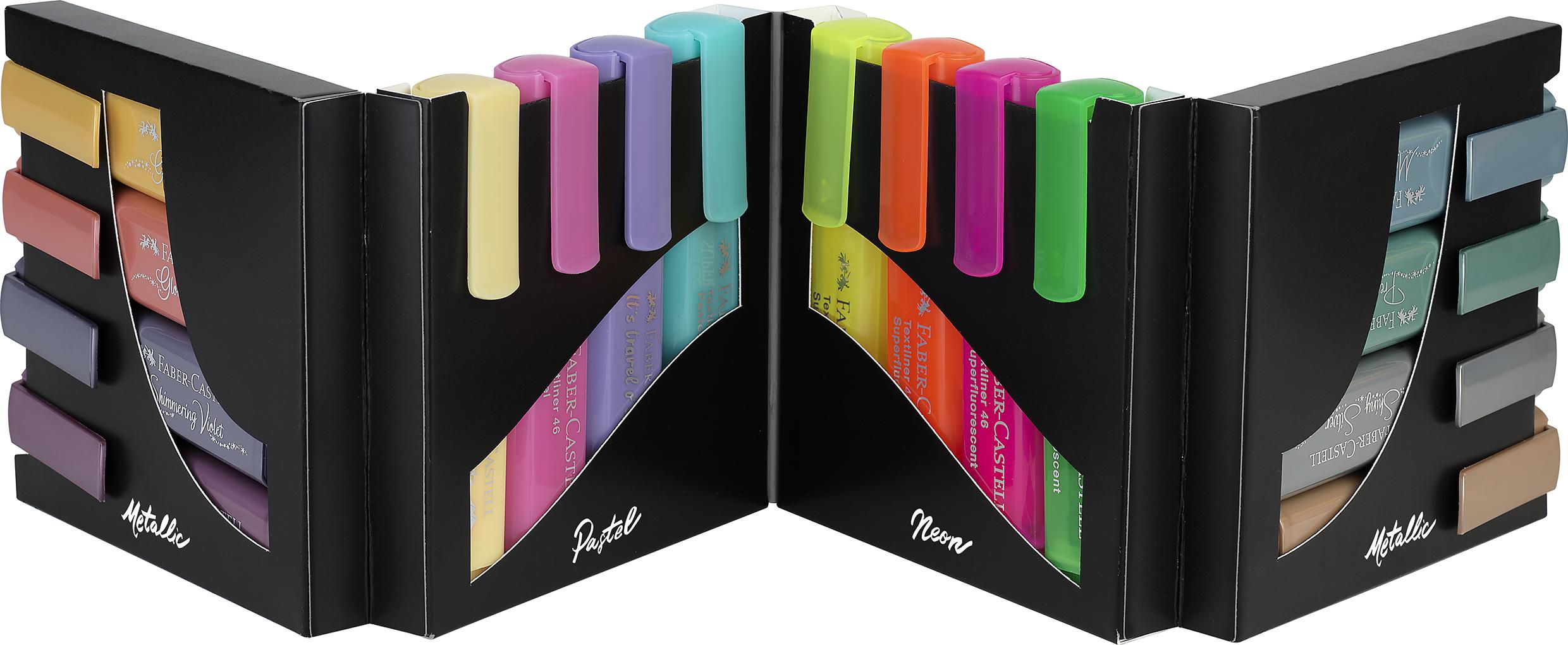 Faber-Castell - Highlighter TL 46 Skrivebordssæt (16 stk.)