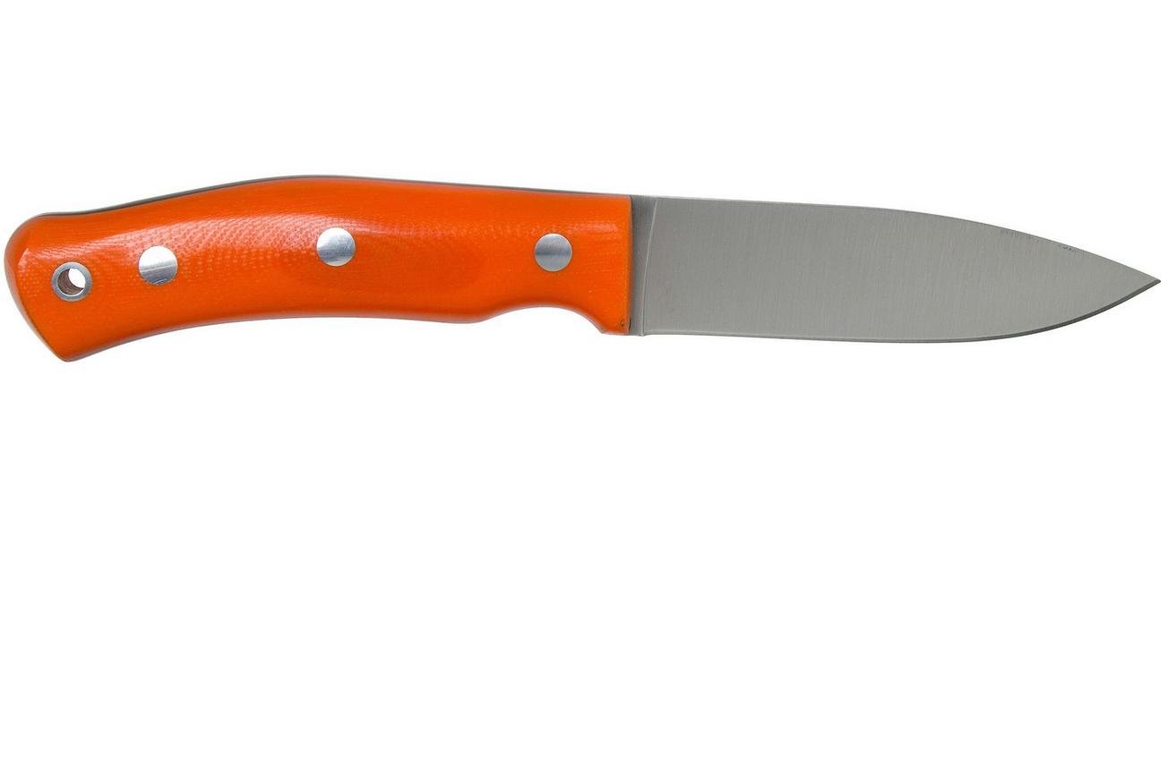 Casström No. 10 Swedish Forest Knife Orange G10, 14C28N Flat Grind 13130