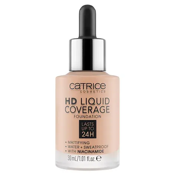 Catrice Visage HD Liquid Coverage Fond de Teint N°020 Rose Beige 30ml