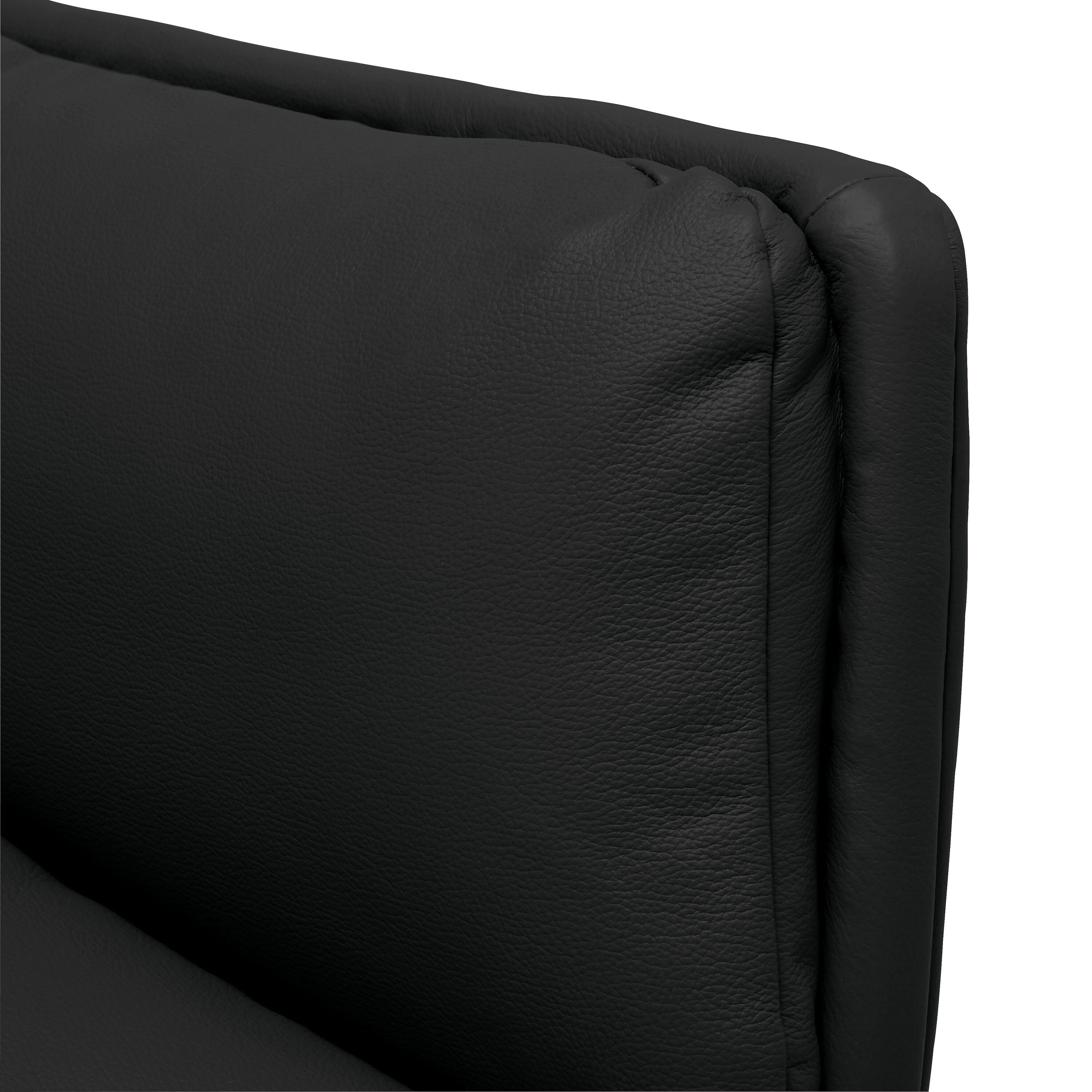 ANDRES Sessel - Schwarz / B: 83.0 cm x T: 94.0 cm x H: 97.0 cm