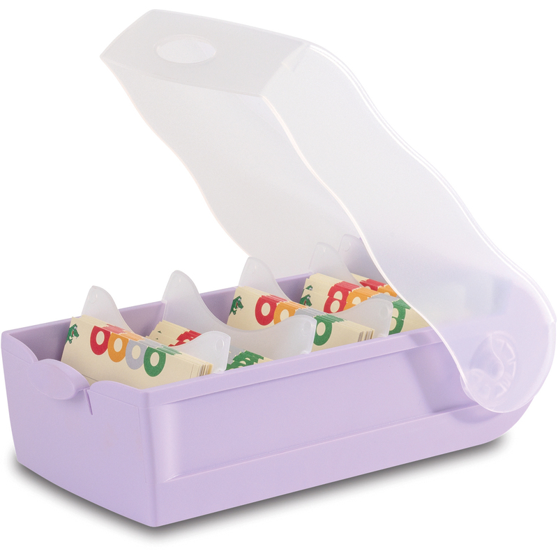 Han Karteikartenbox Croco, A7, pastell lila