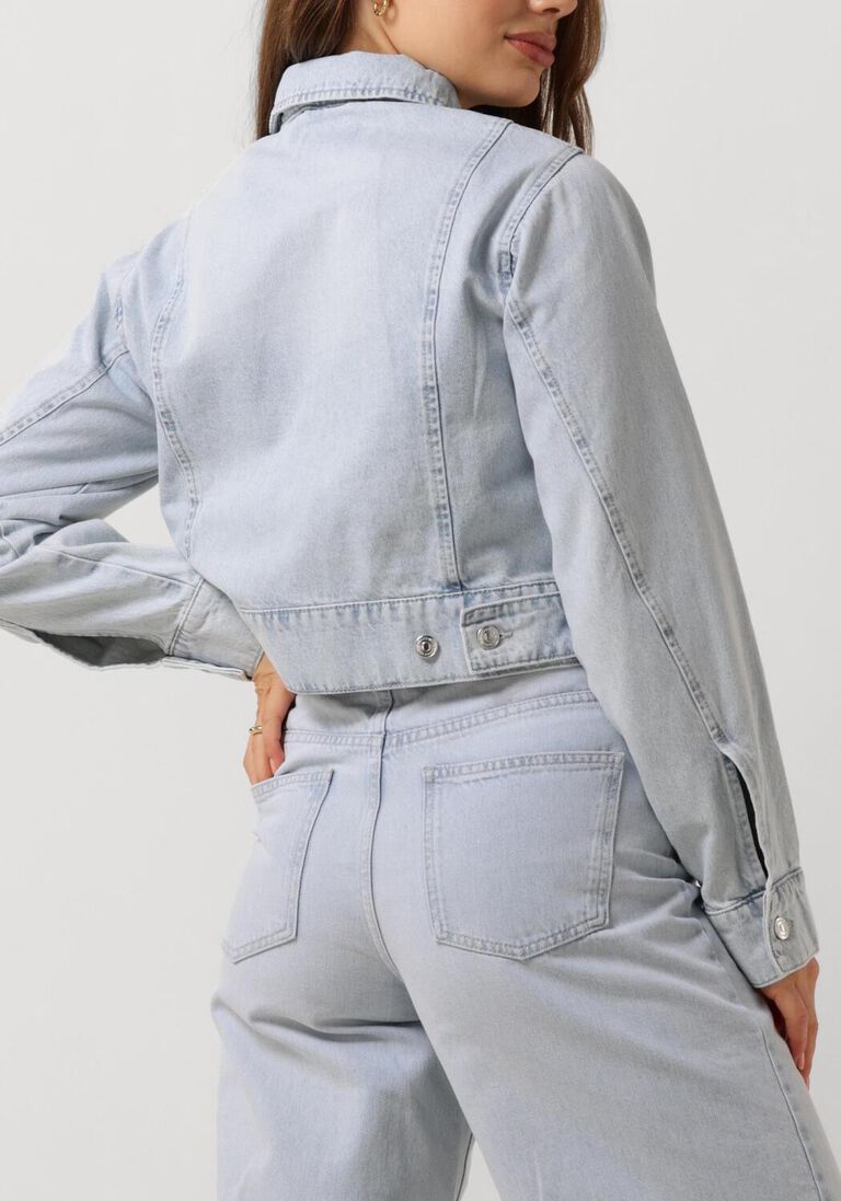 lichtblauwe second female spijkerjas fira jacket