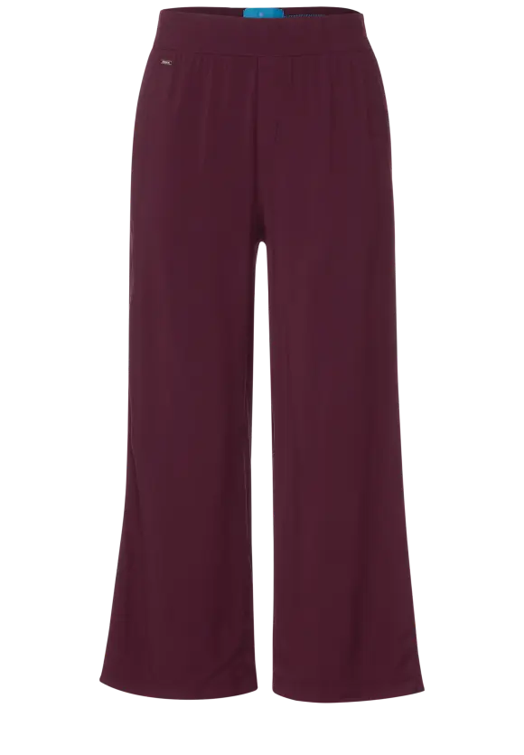Viskose Loose Fit Hose - tamed berry