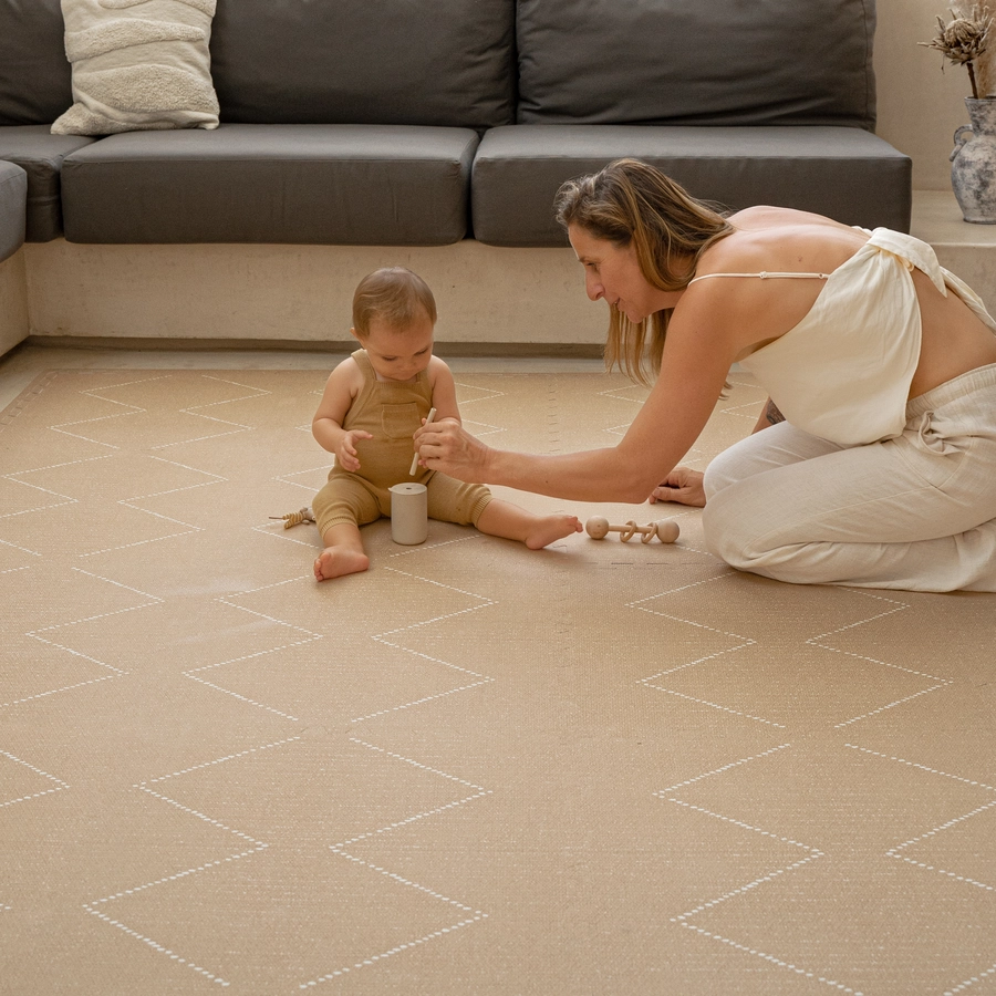 toddlekind Prettier Puzzle Spielmatte Tulum Sandstone 120 x 180 cm