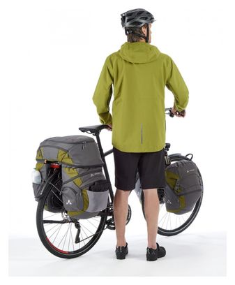 Sacoche de porte-bagage triple Vaude Karakorum Pro Noir/Carmine