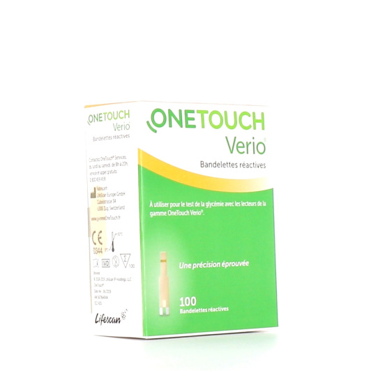 OneTouch Verio Bandelettes Réactives - Gestion du diabète