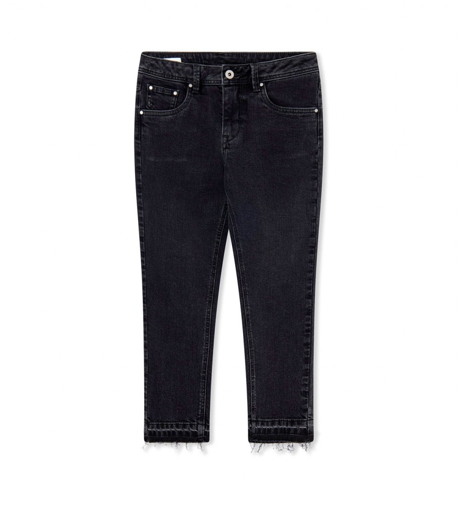 Calça jeans Pepe Jeans Violet Jr preta