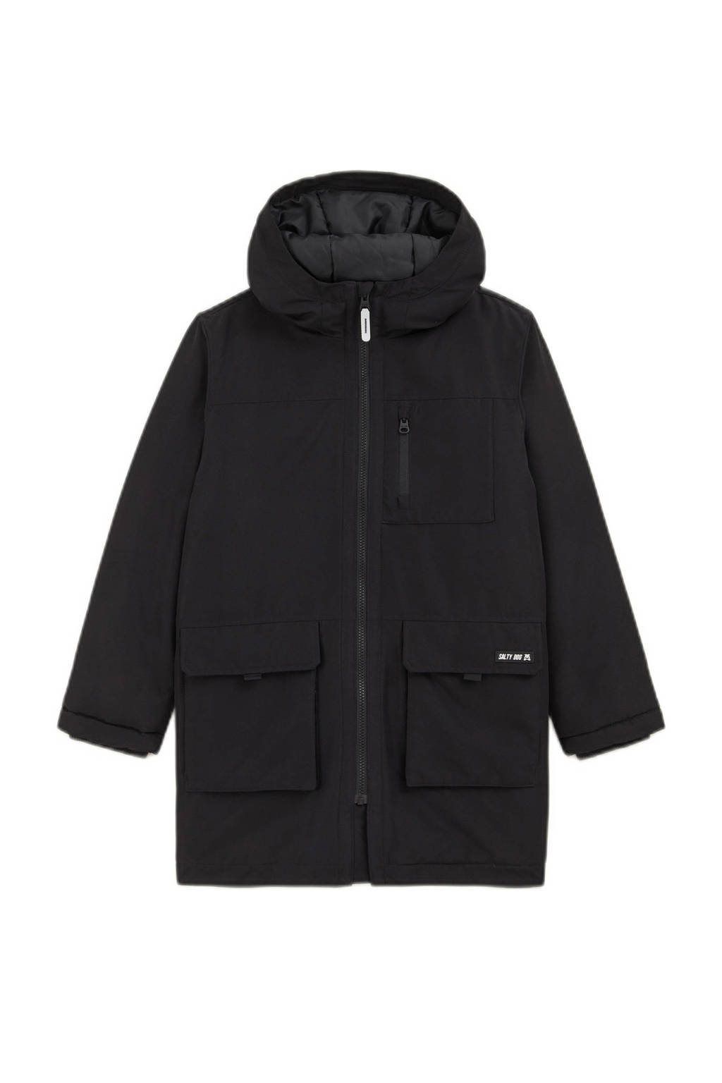 Salty Dog winterjas zwart