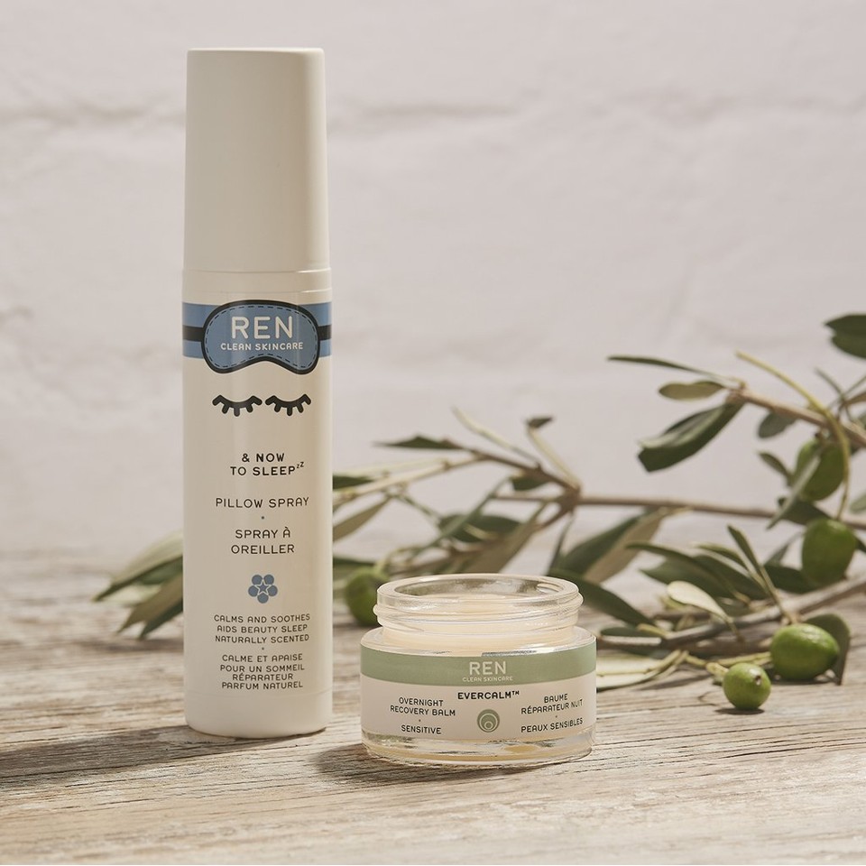 REN - Evercalm Overnight Recovery Balm 30 ml - Natcreme