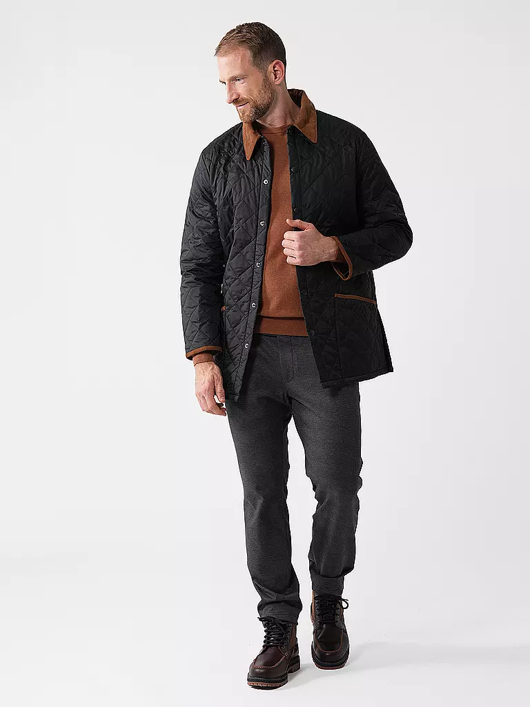 BARBOUR Leichtsteppjacke LIDDESDALE  schwarz
