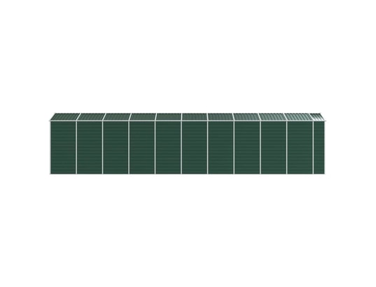 VIDAXL - Abri de jardin vert 191x895x198 cm acier galvanisé