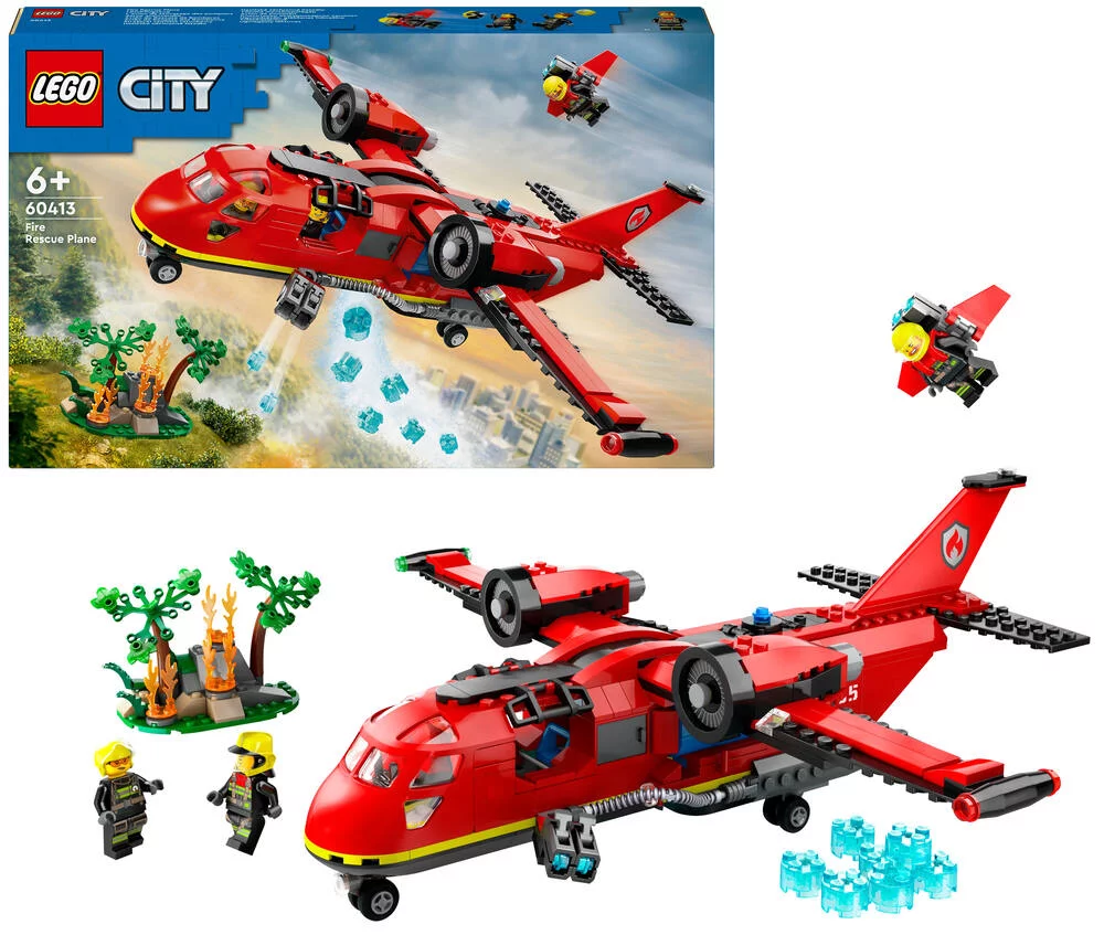 LEGO®CITY 60413 - L’AVION DE SAUVETAGE DES POMPIERS