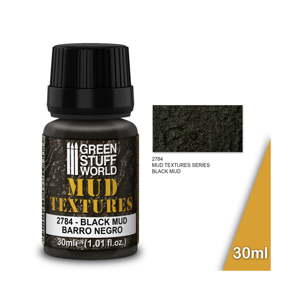 Texture de Boue - Boue Noire