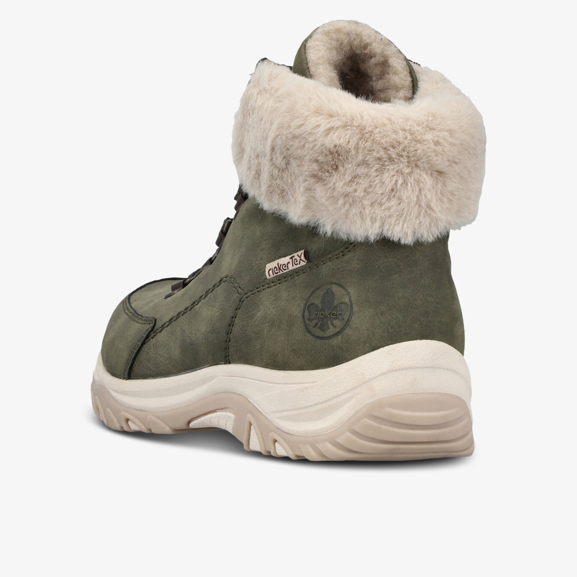 rieker Damen Winter Boots grün