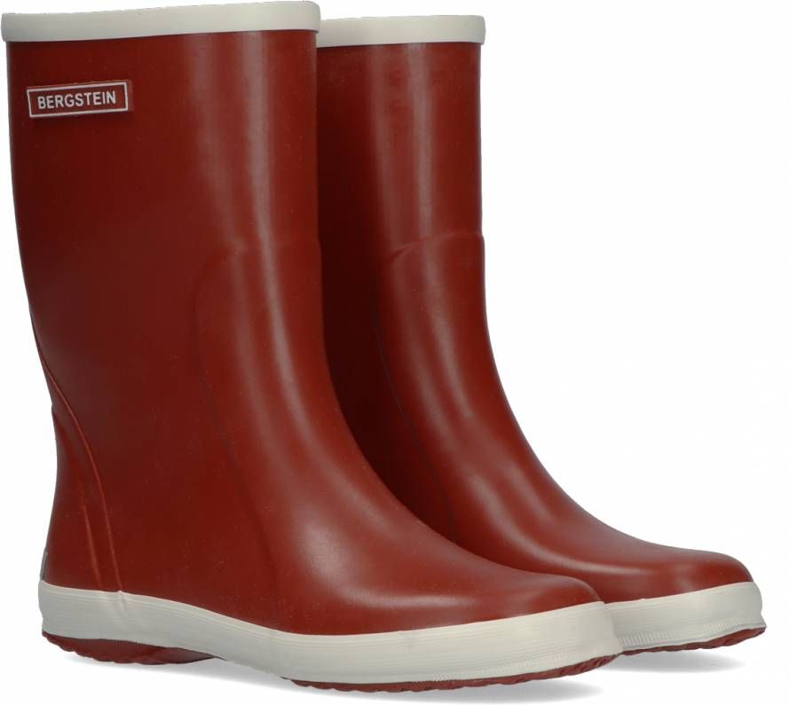 Bergstein regenlaarzen brique Oranje Rubber Effen 34