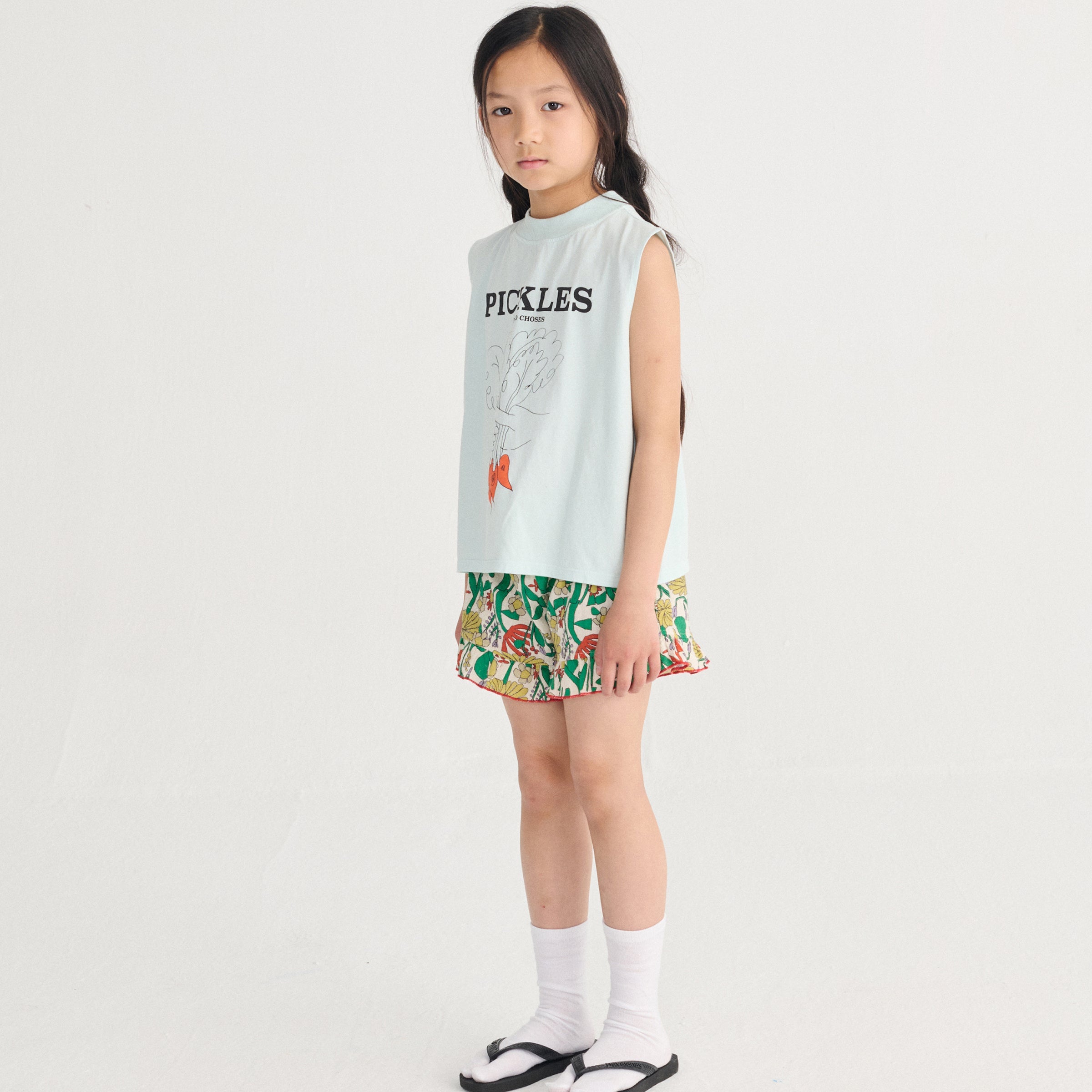T-Shirt Bunch Of Vegetables Light Blue