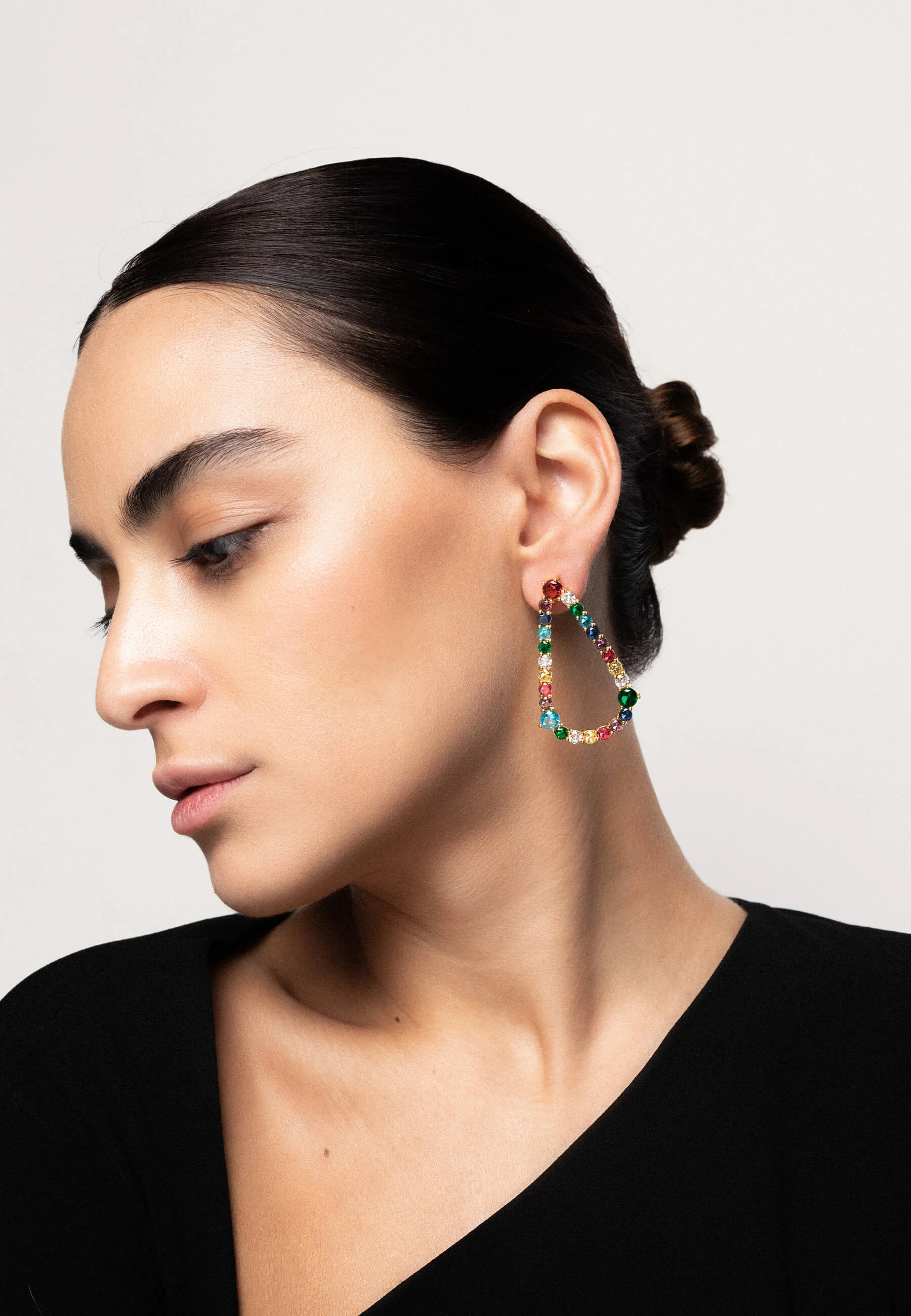 GIULIETTA - Boucles d'oreilles en forme de larme | Multicolore