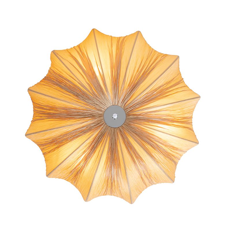 Japandi plafondlamp beige 52cm 3-lichts - Plu