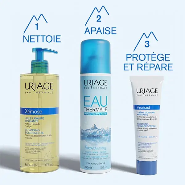 Creme calmante e hidratante anti-coceira Uriage Pruriced 100ml