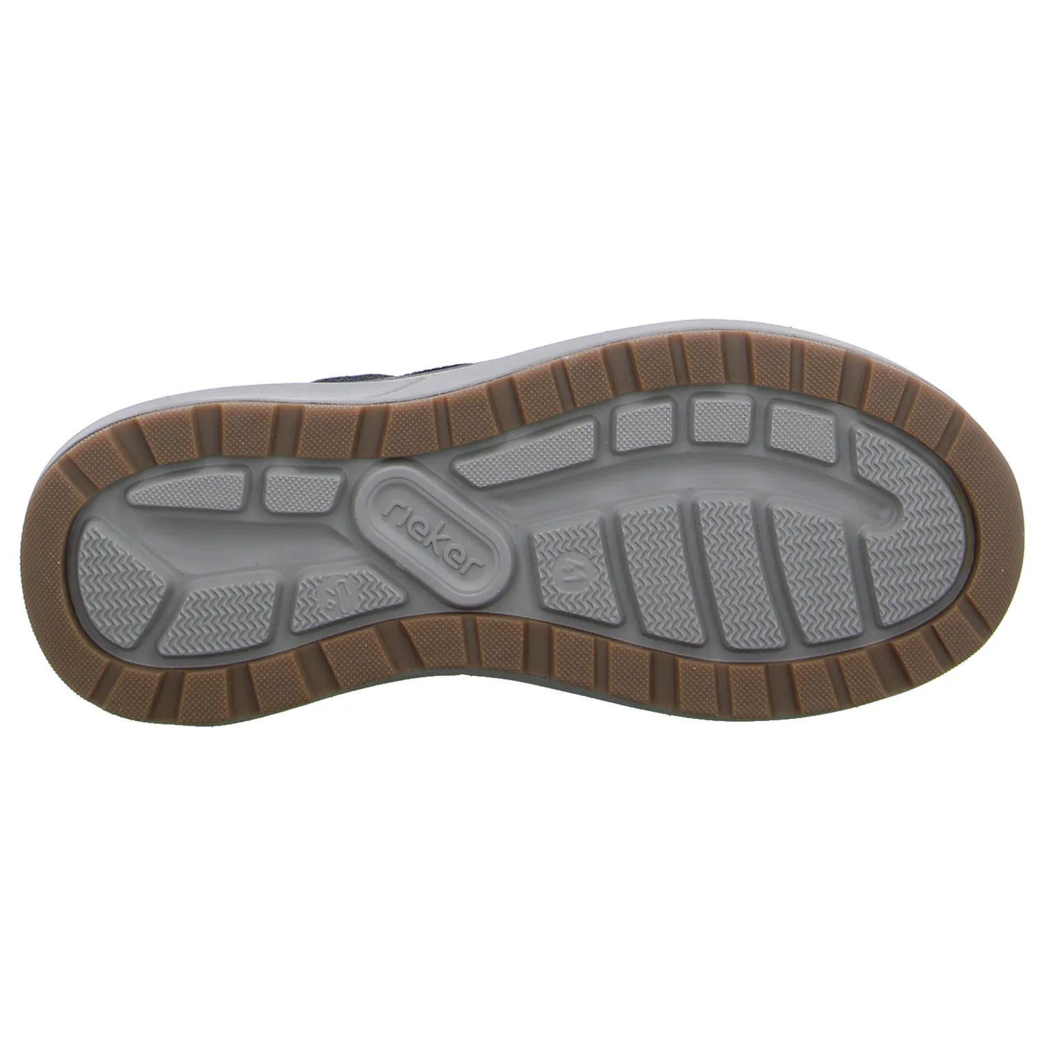 RIEKER Halbschuhe Sneaker Blau Leder