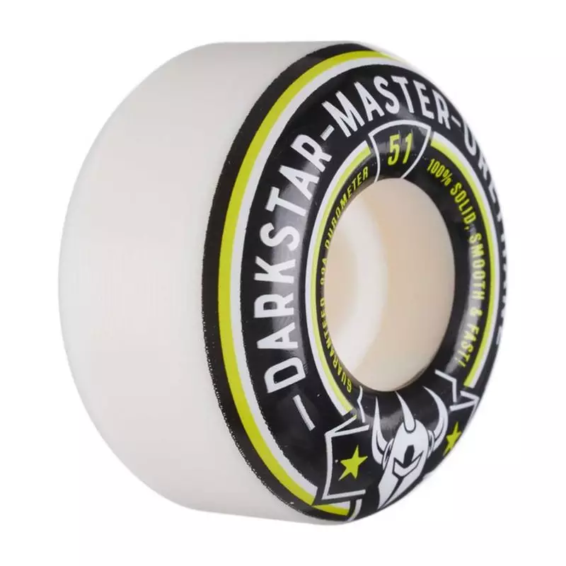 Roues skate DARKSTAR (x4) Responder Lime Blanc 51mm