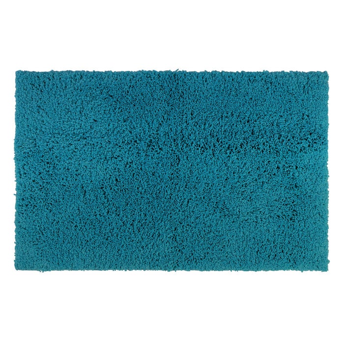 Sky Soft Badmat - Rechthoekig - Antislip achterkant - Turquoise / 70 x 120 cm