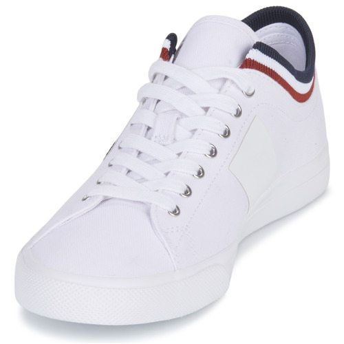 Fred Perry - UNDERSPIN TIPPED CUFF TWILL - Blanc / Marine