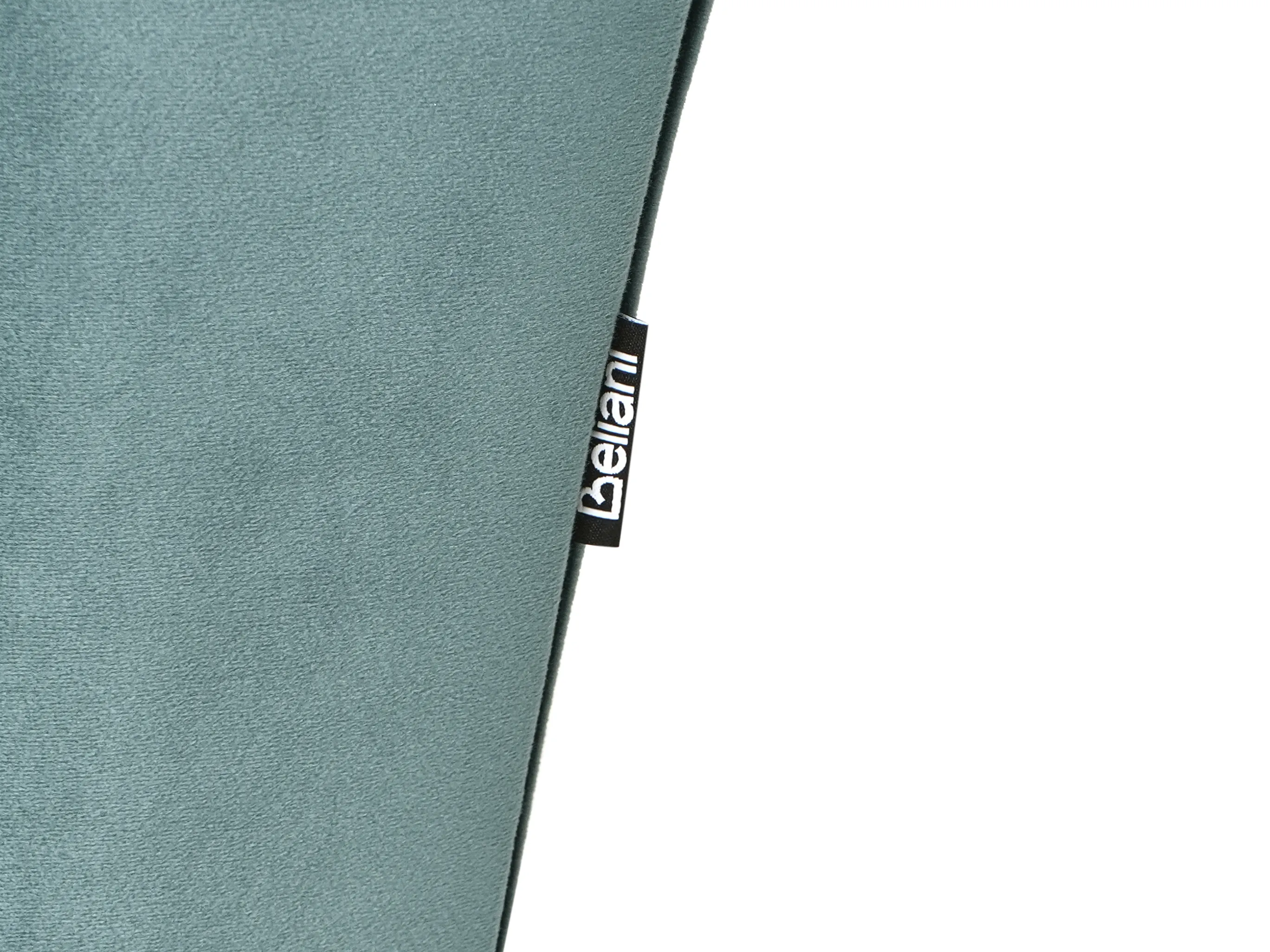 Chaise longue NANTILLY Fluweel Groenblauw