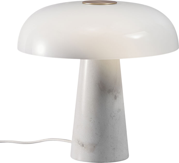 DTFP Glossy Table Lamp Opal white