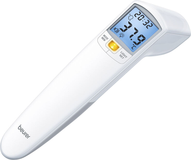 Beurer Kontaktfrit Termometer med Bluetooth FT 100 Hvid