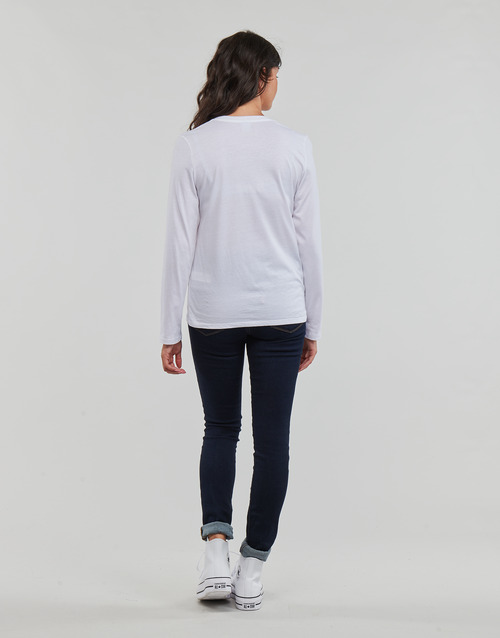 Petit Bateau - ML COL V - Blanc