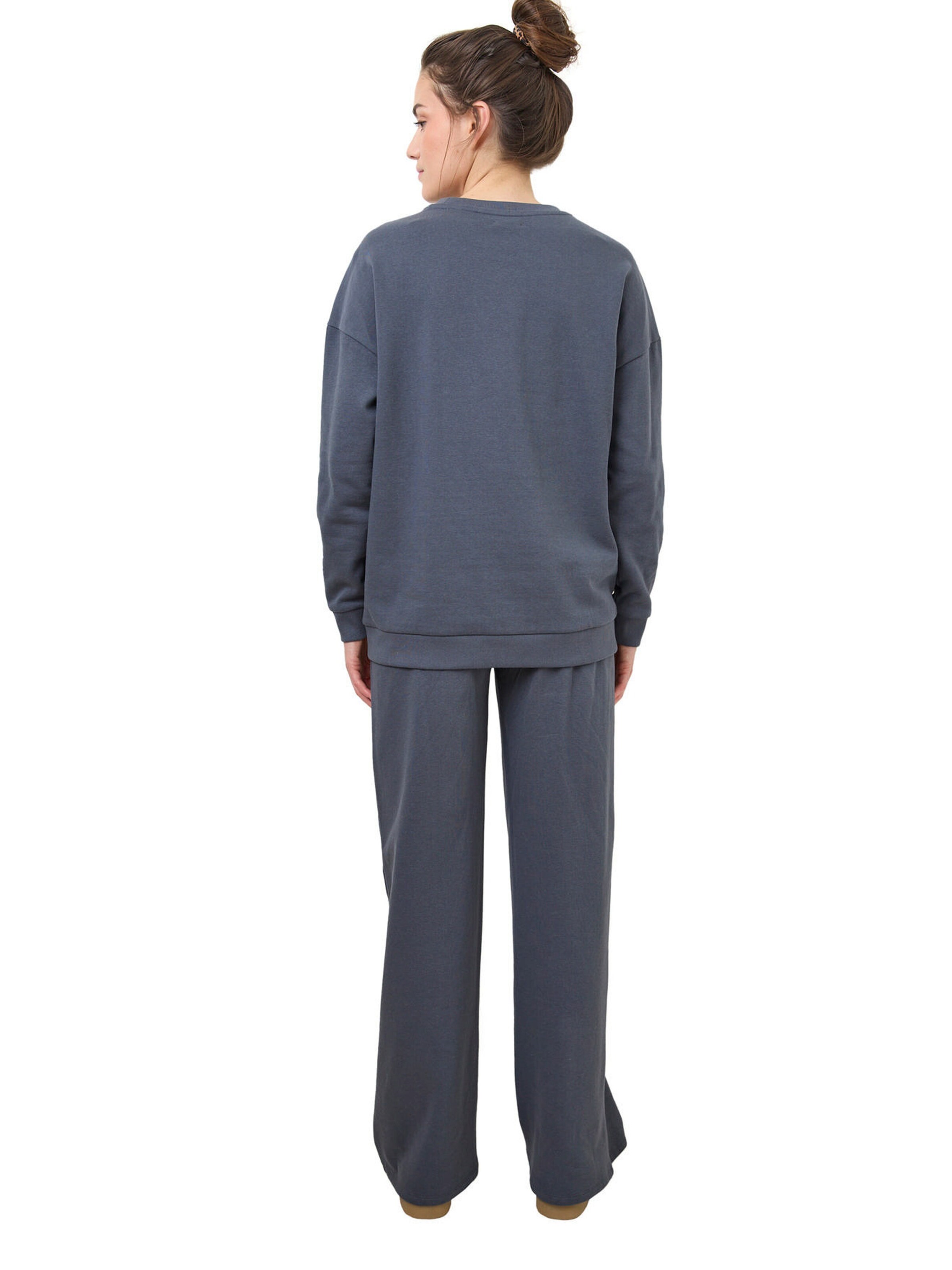Vertbaudet Umstands-Set: Sweatshirt & Joggpants schieferblau