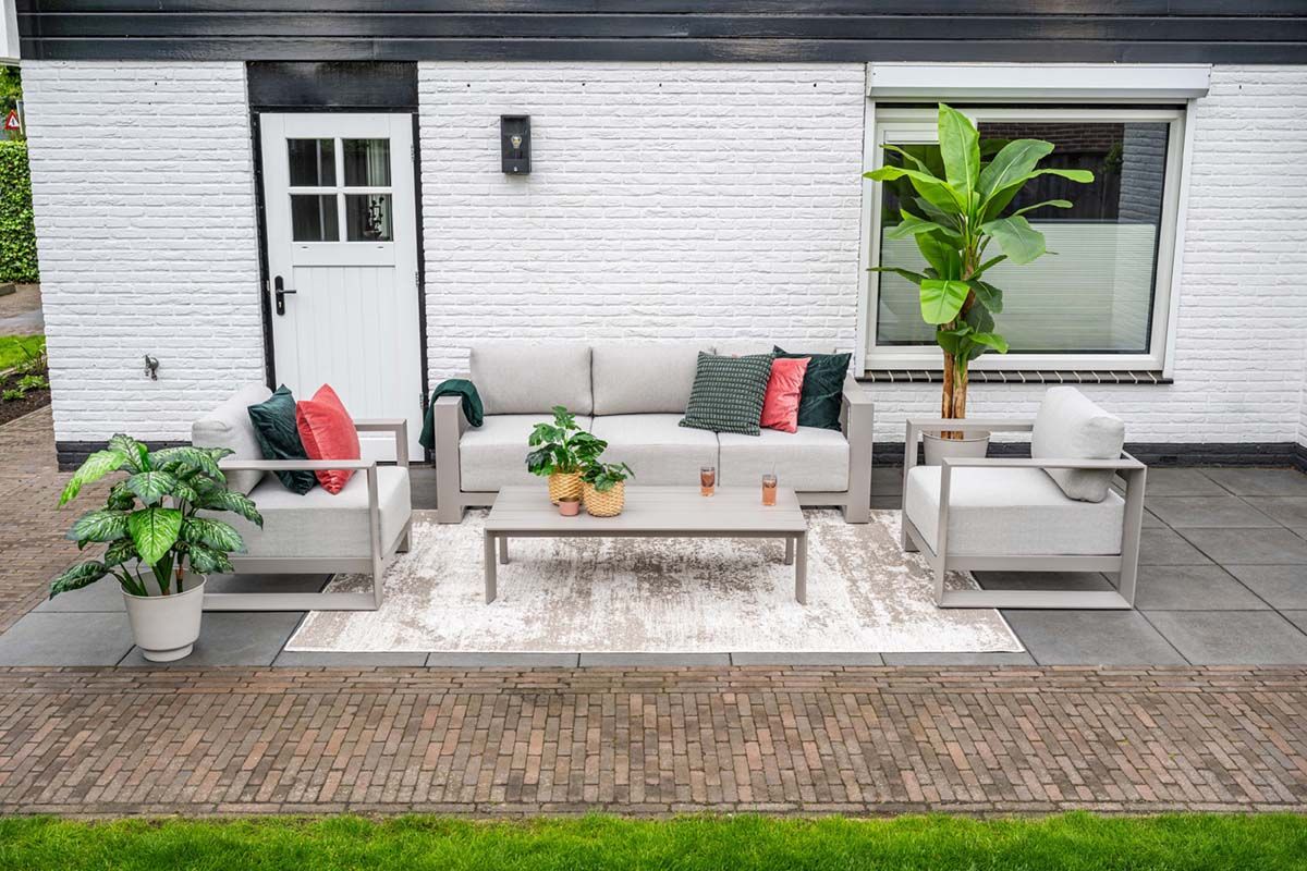 Garden impressions levanto loungetafel - 140x68cm - taupe