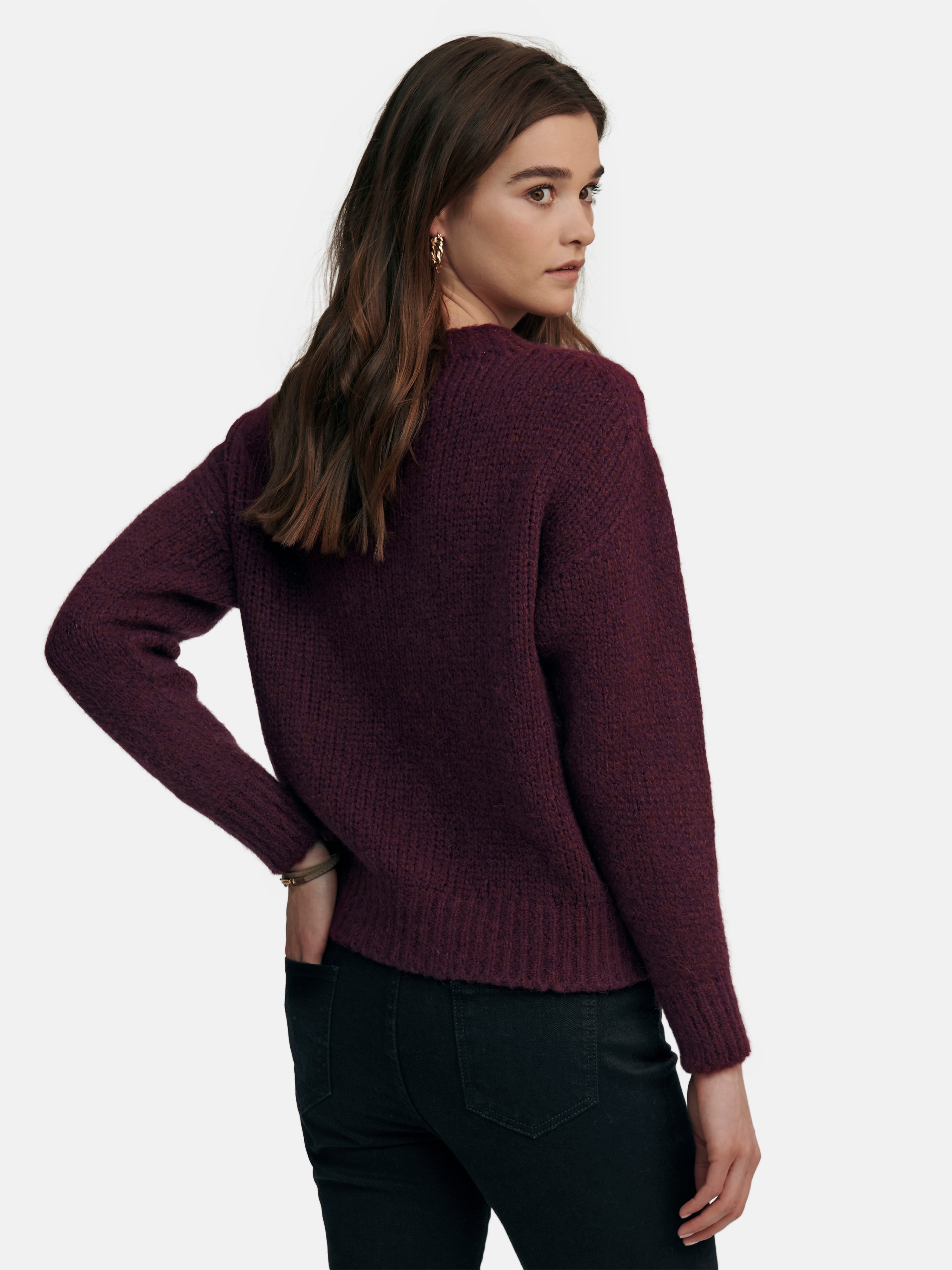 Rundhals-Pullover