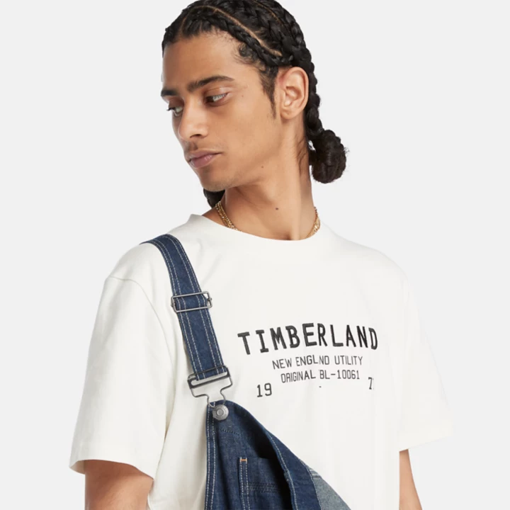 Camiseta Carrier masculina na cor branca