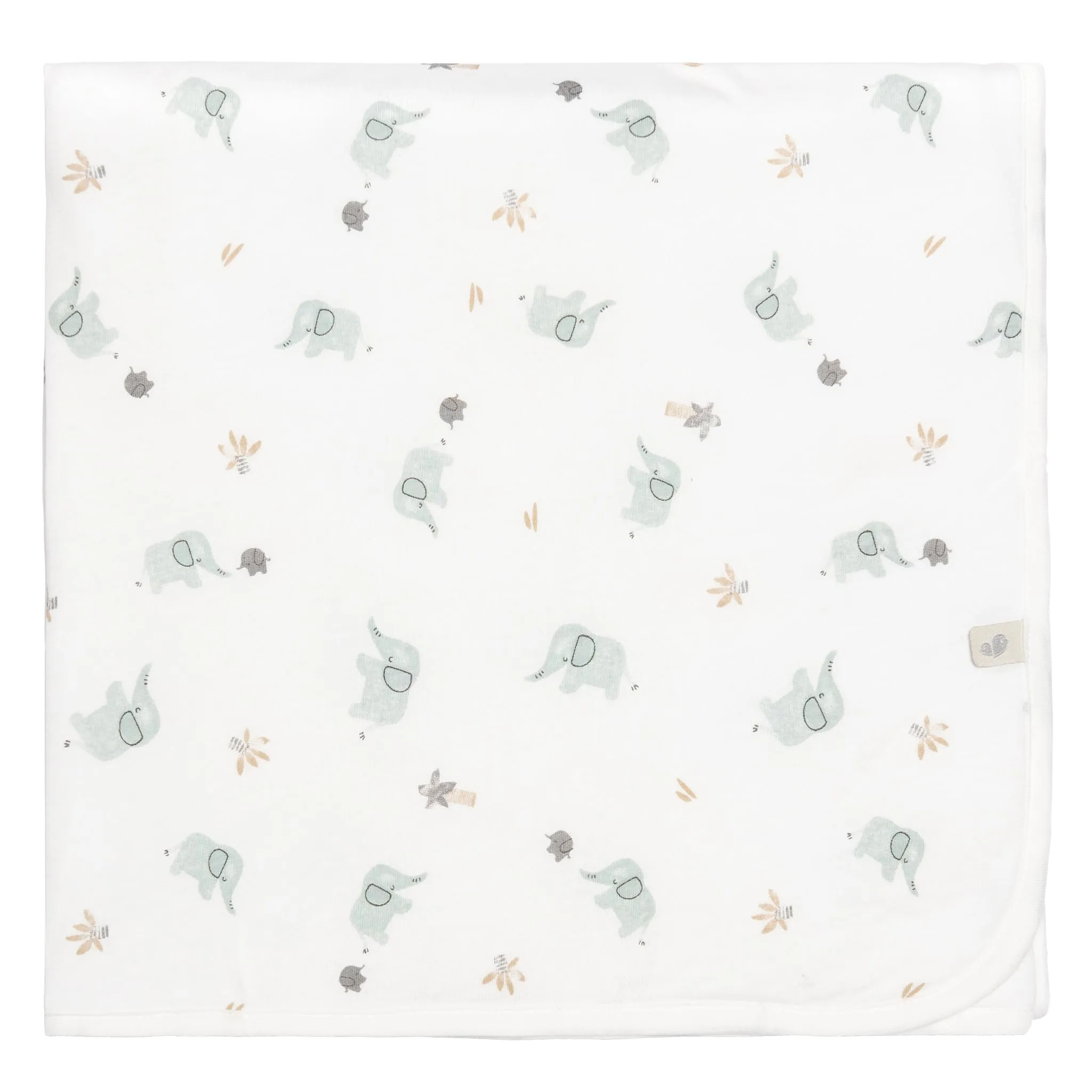 Perlimpinpin Couverture en Bambou - Éléphants