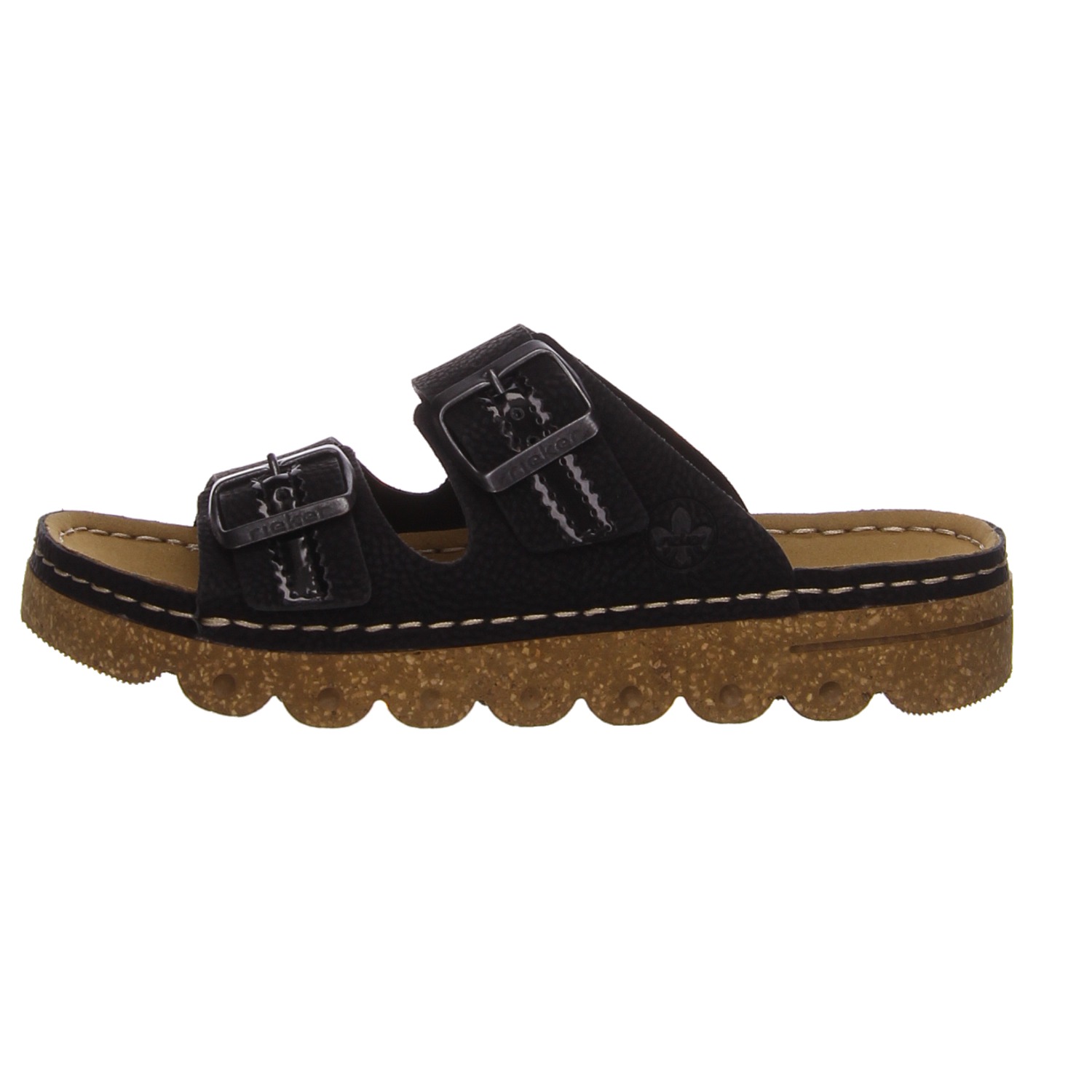 Rieker Pantolette schwarz schwarz