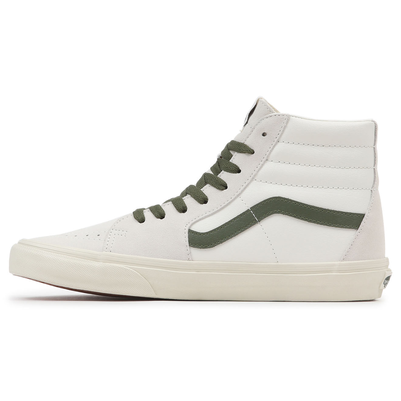 Vans Sneakers en Cuir & Textile SK8-Hi blanc/kaki