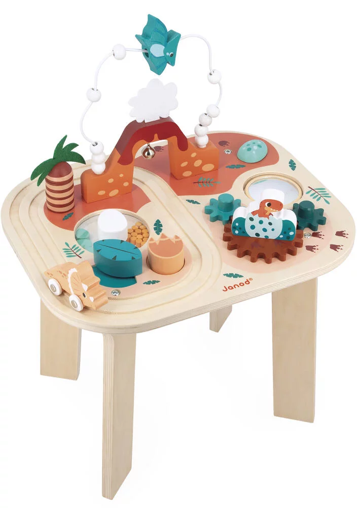 DINO - TABLE D'ACTIVITES DINO EN BOIS