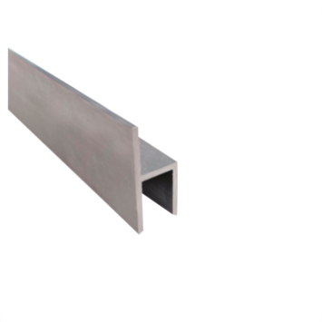 Stoelprofiel aluminium mat zilver 26x8x1x1000mm