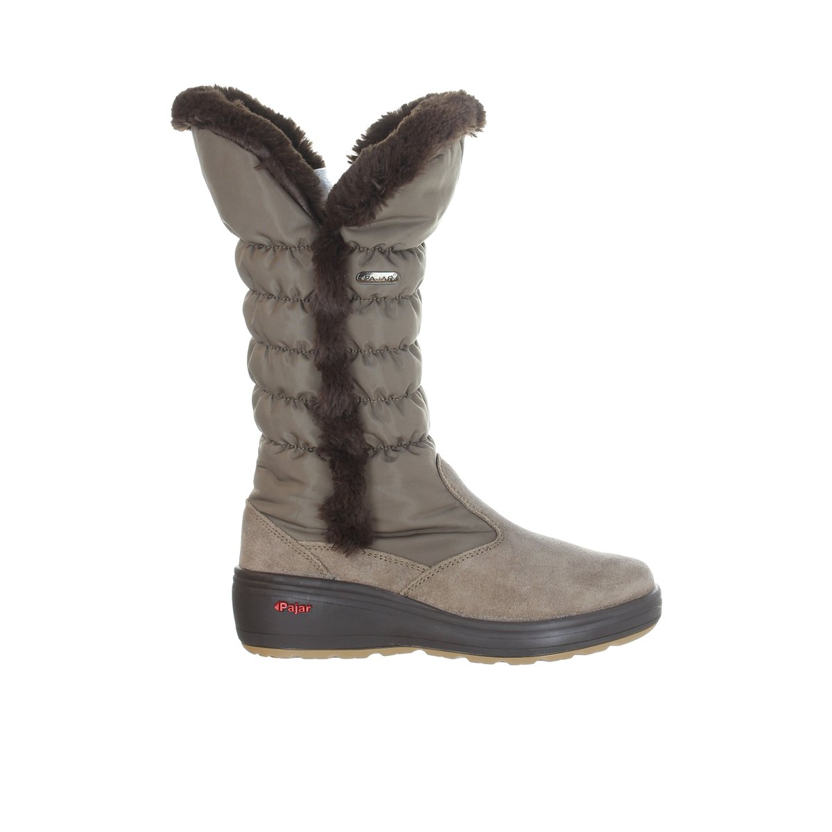 PAJAR-Sira-Bottes mi-mollet d'hiver - Semelle tracteur - Autre Beige