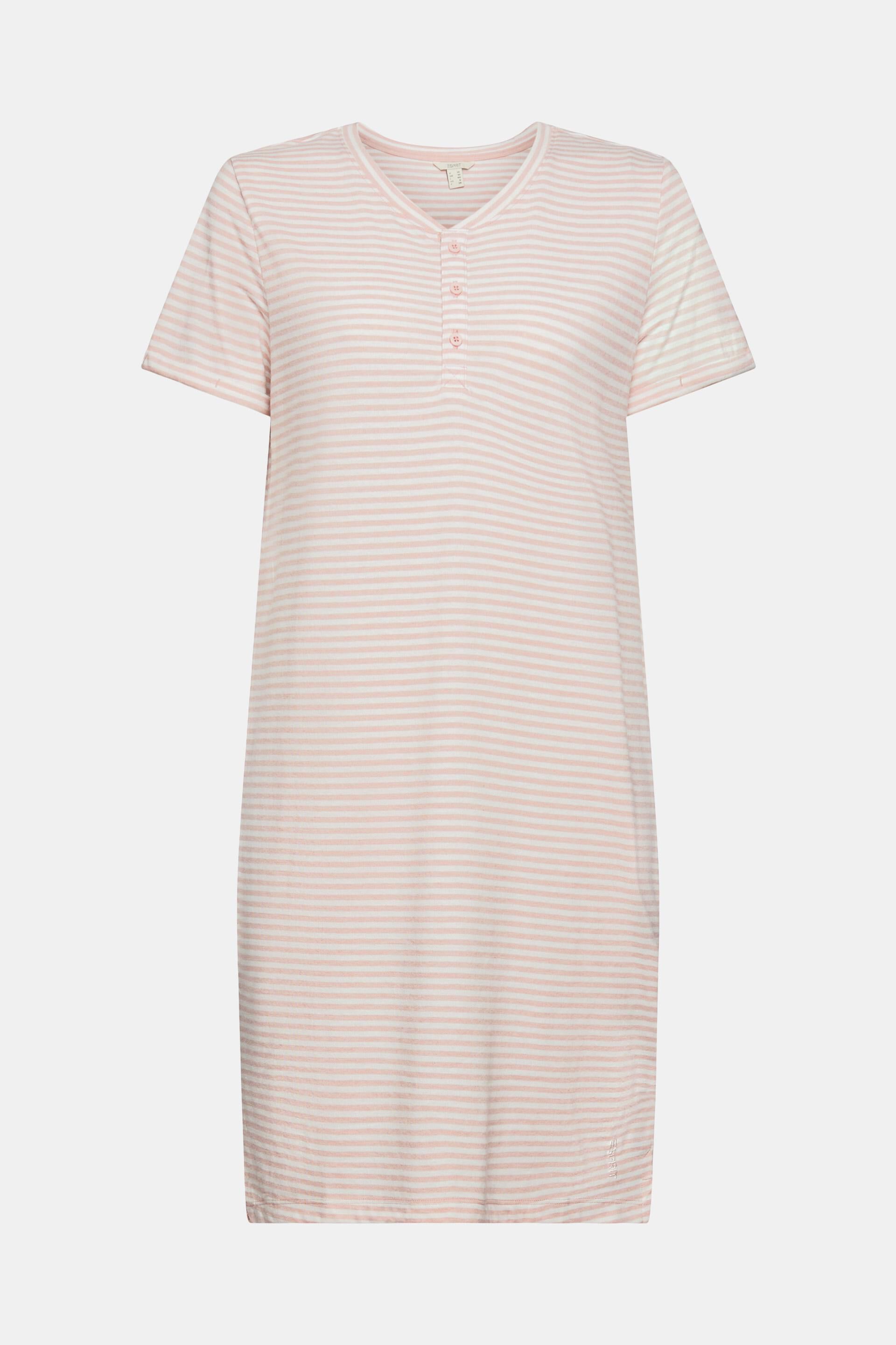Chemise de nuit en jersey, en coton biologique mélangé