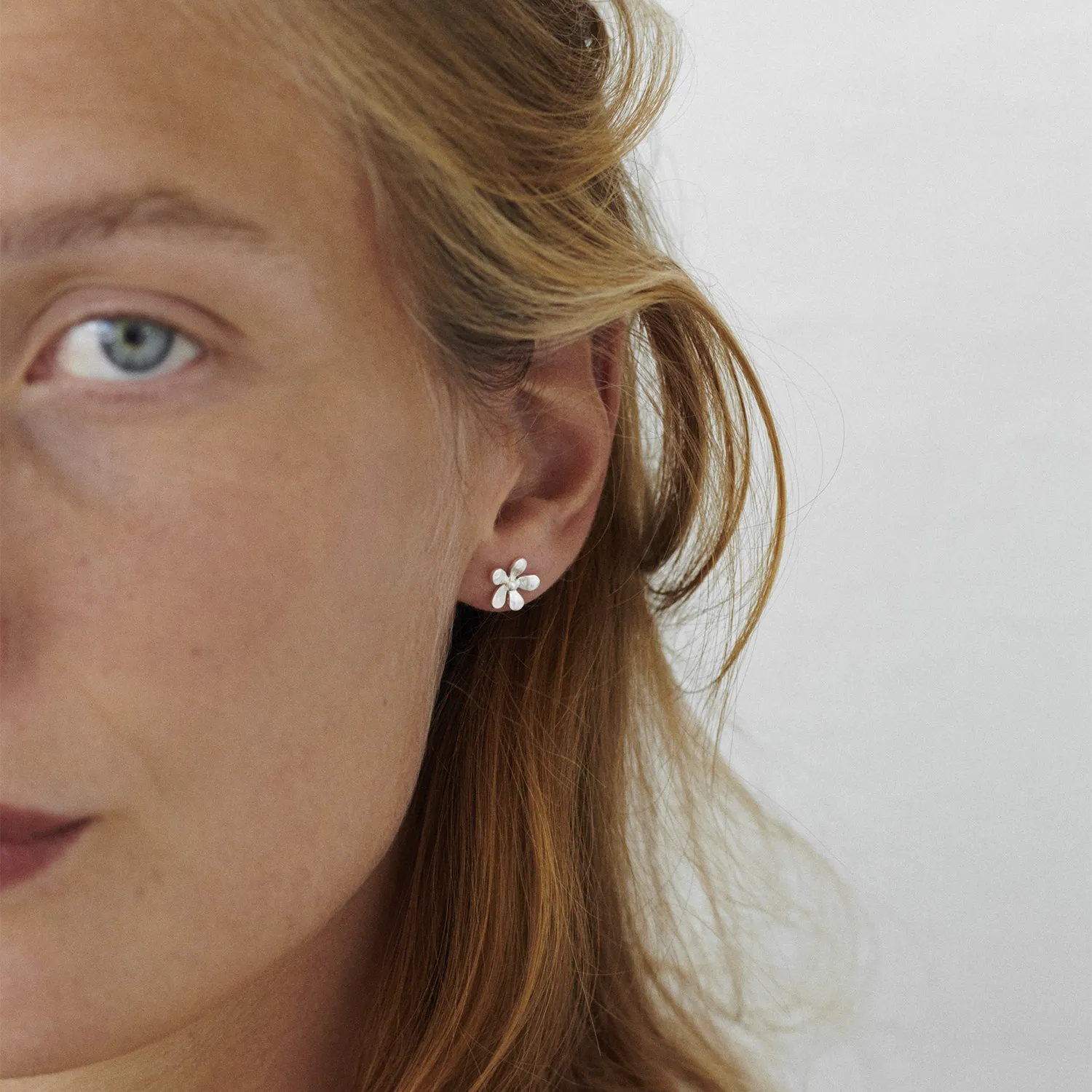 Pernille Corydon Wild Poppy Øreringe 18 kt. Forgyldt Sølv e-362-gp