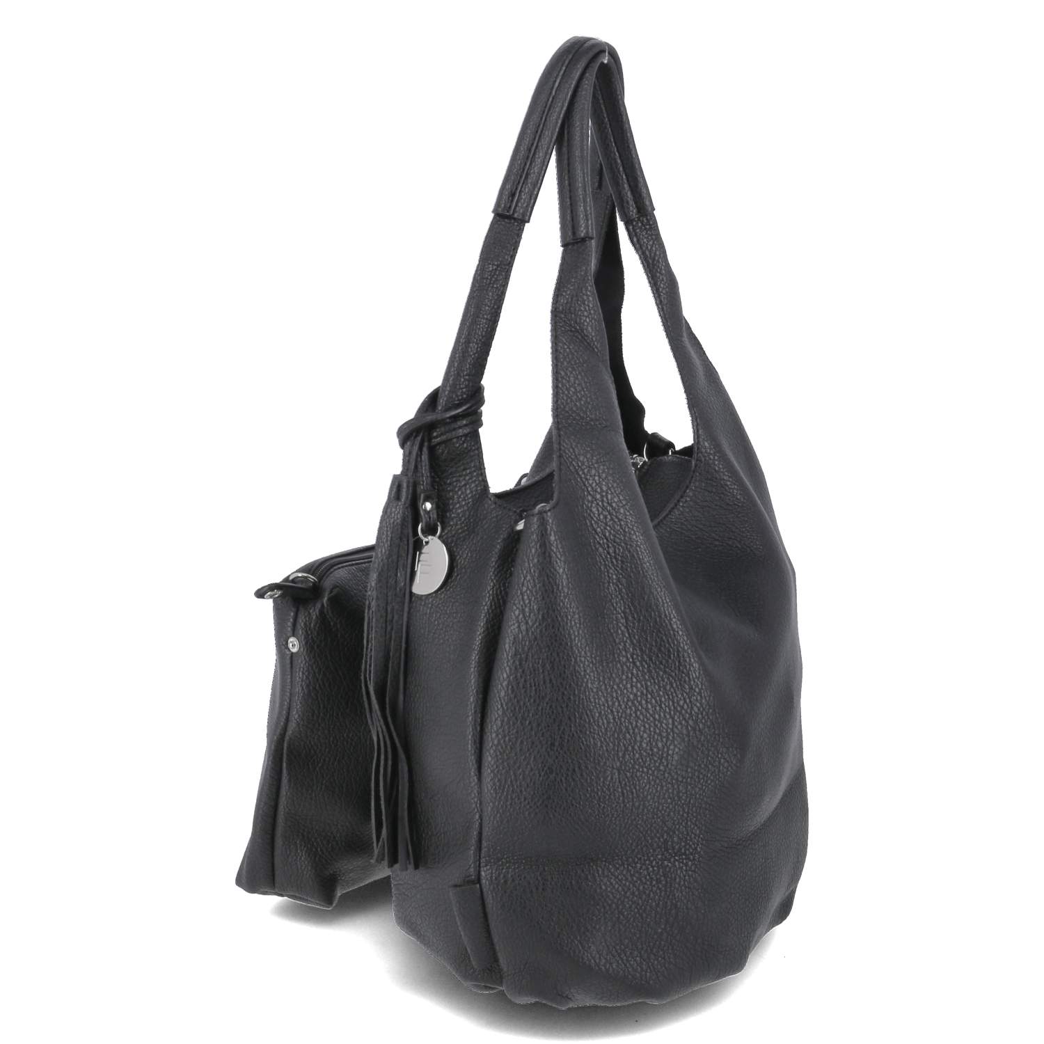 Fräulein Frida Bucket Bag - black