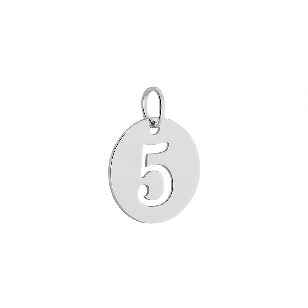 Pendentif Efiso Argent Blanc