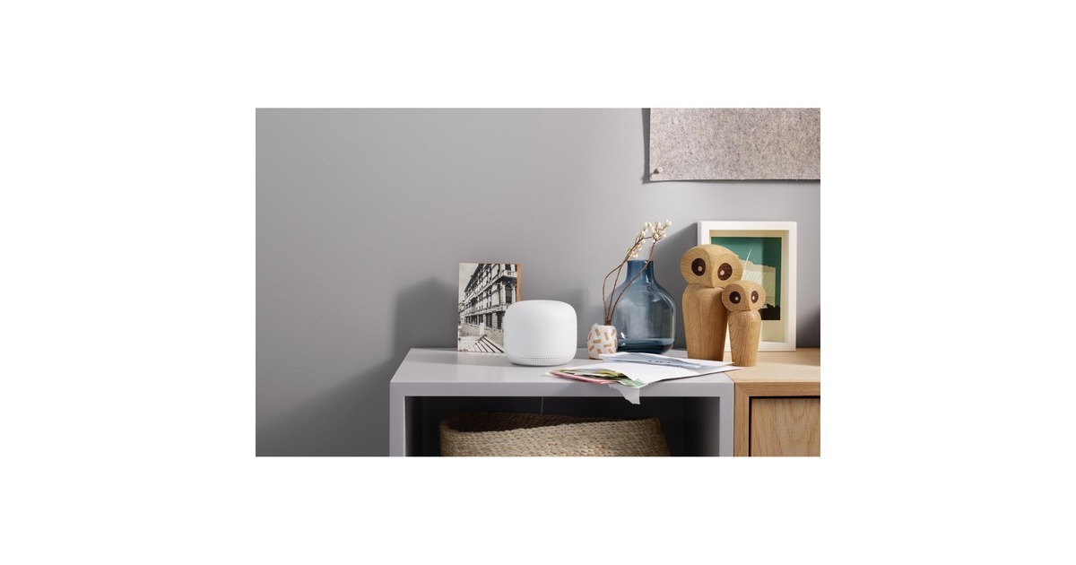 GoogleNest Wifi Router + Point mesh router  (Wit)