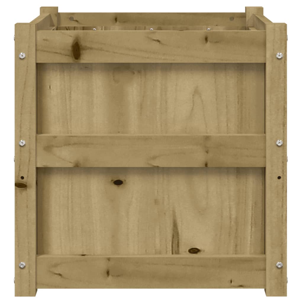 Jardinières 2 pcs bois de pin imprégné